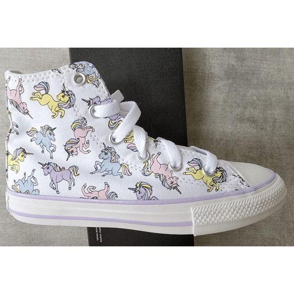 converse kids CTAS HI A00927F moonstone violet  kid US 13/CM19 - Picture 2 of 8